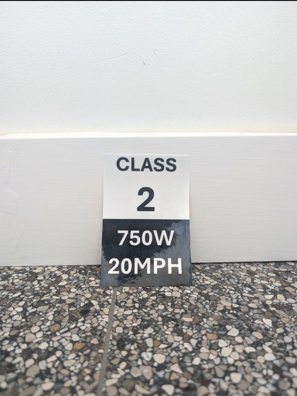 CLASS 2 STICKER (3 pack)